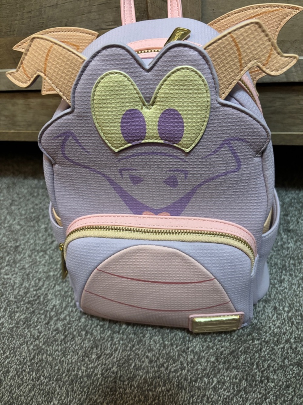 Disney Figment Pastel Loungefly Backpack NWT